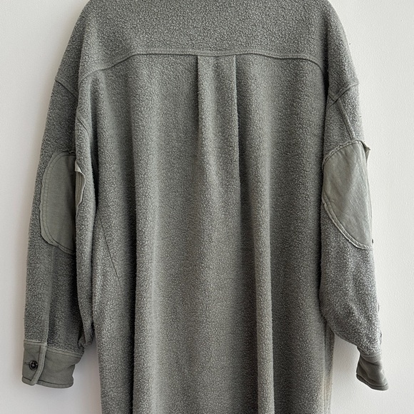 We The Free Ruby Oversized Shirt Jacket, Size XS, Olive Green - Picture 16 of 16